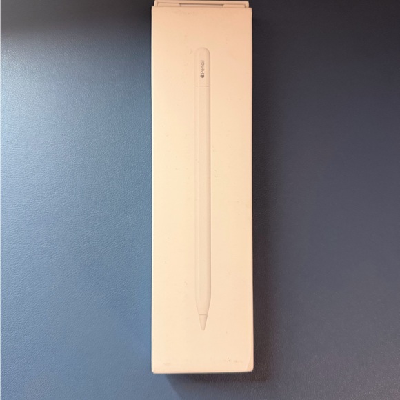 Apple Pencil Box with White Design